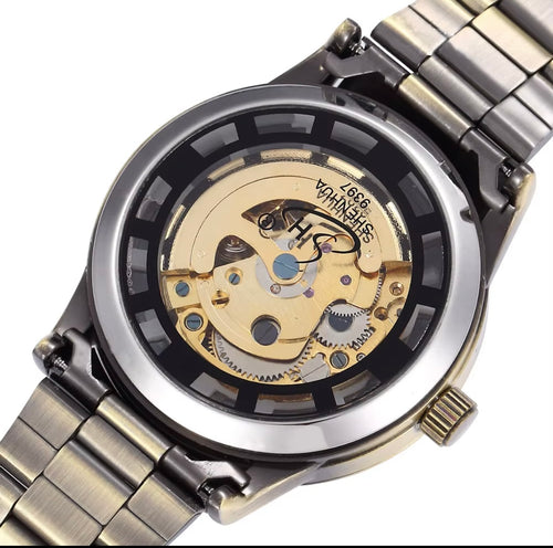 Montre Squelette Automatique – Édition Or Antique |LiL MD
