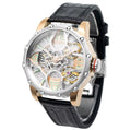 Montre Squelette Automatique – Or Rose & Noir | LiL MD